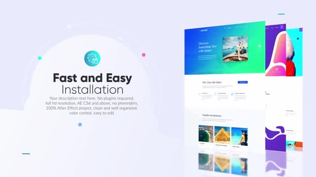 Website Presentation: After Effects Templates
