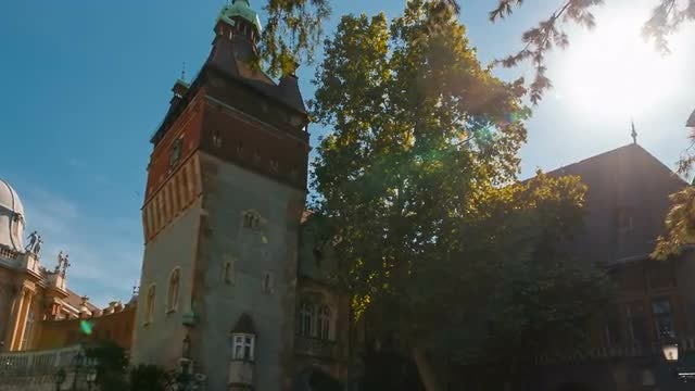 Establishing Shot Of Medieval Castle: Stock Video