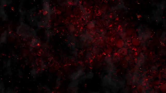 Wall Of Bones And Skulls: Stock Motion Graphics