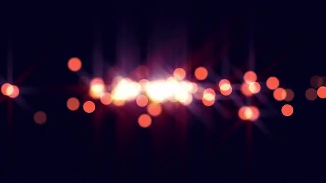 Orange Glimmers: Stock Motion Graphics