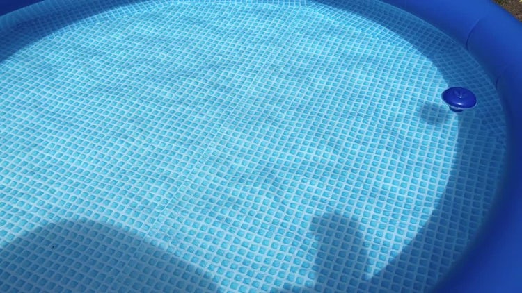 Inflatable Pool Floating: Stock Video