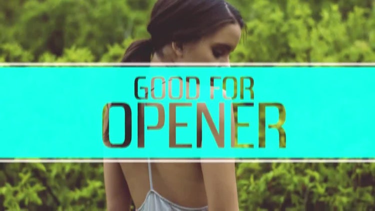 Trendy Opener: After Effects Templates