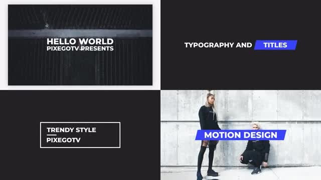 The Titles v3.0 / Typography Pack: Premiere Pro Templates