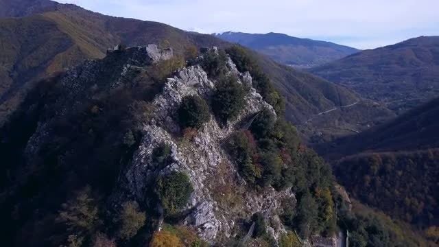 Ancient Village In The Mountains: Stock Video