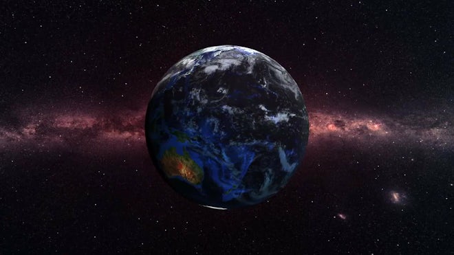 Planet Earth in Deep Space - Stock Video | Motion Array