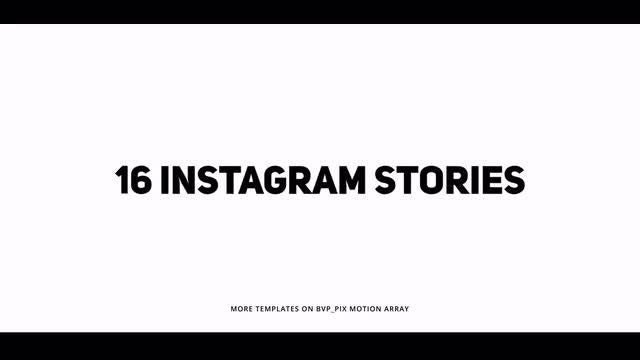 16 Instagram Stories: After Effects Templates