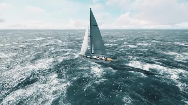 Yacht Sailing: Stock Motion Graphics