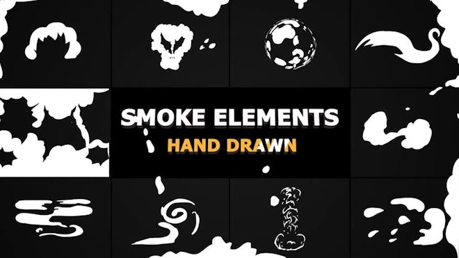 Cartoon Fire Transitions  FCPX, Elements ft. 2d & animation