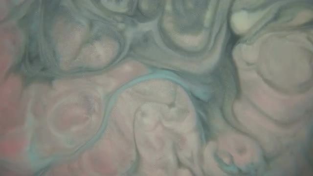Mixture Of Paints Swirling Slowly: Stock Video