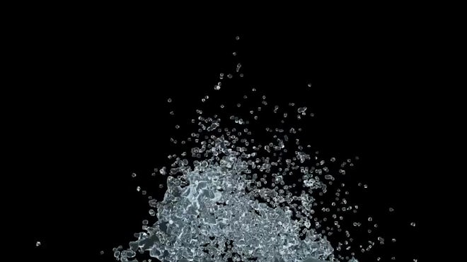 water splash particle texture