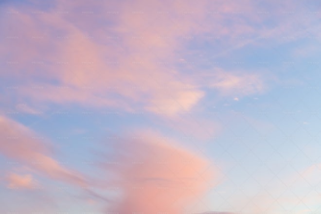 Pink clouds at sunset - Stock Image - F022/8459 - Science Photo Library