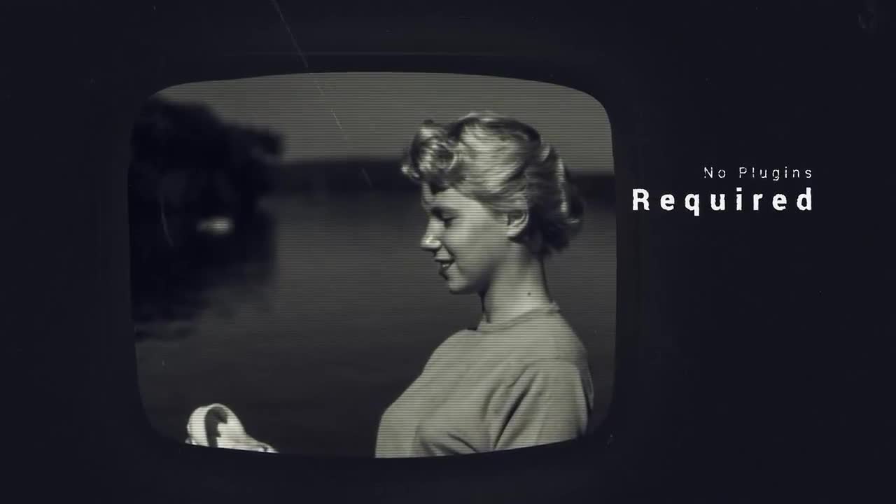 Vintage Tv Slideshow After Effects Templates Motion Array
