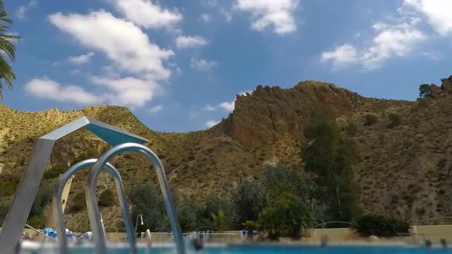 Time Lapse Of Swimming Pool: Stock Video