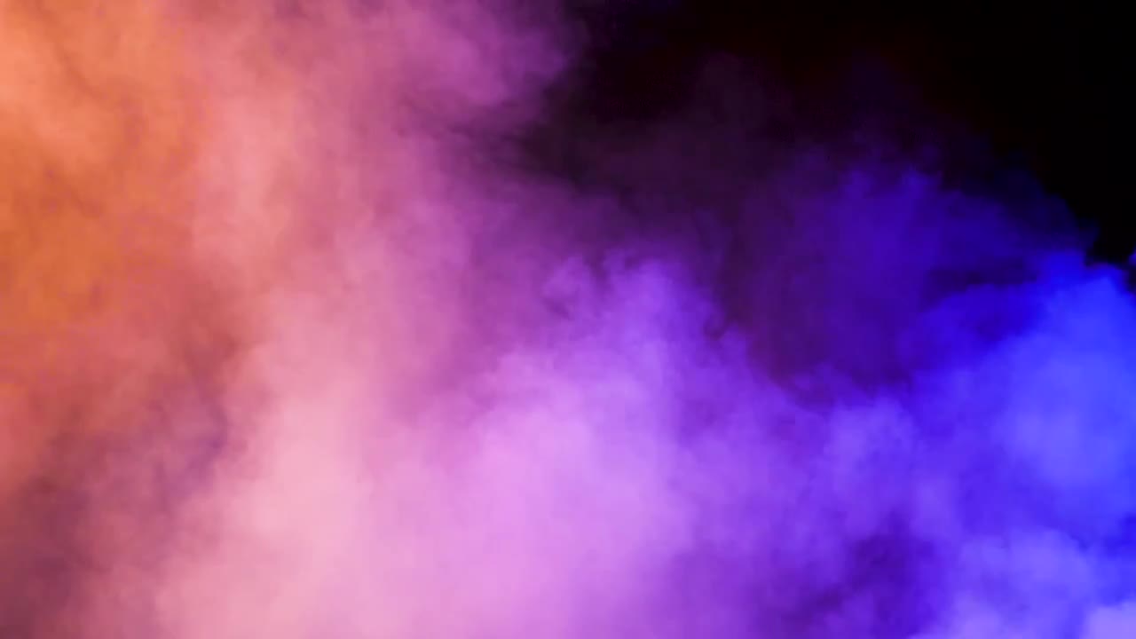 White Smoke On Colorful Background Stock Video Motion Array