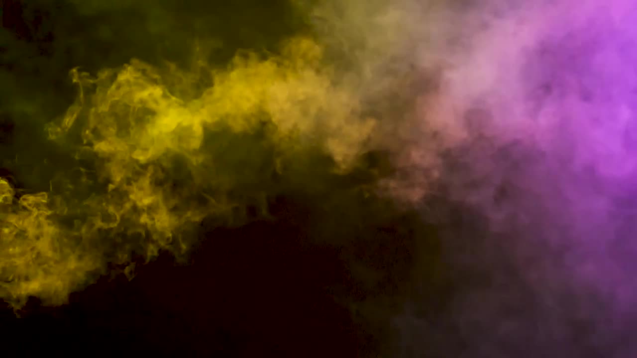 Purple And Yellow Smoke Stock Video Motion Array
