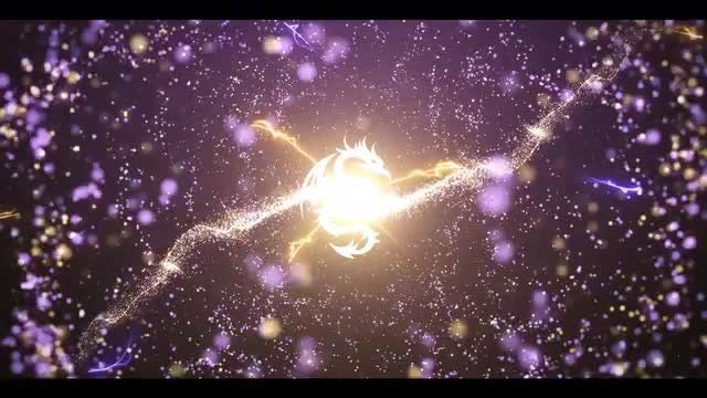 Space Particle Logo Reveal: Premiere Pro Templates