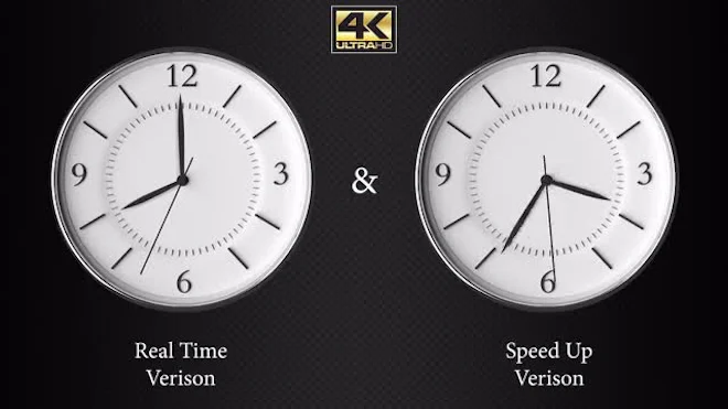 Regular And Speedy Clock Pack (4K) - Stock Motion Graphics | Motion Array