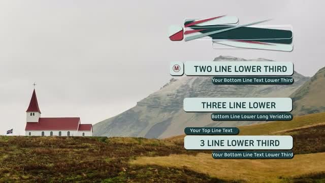 Abstract Lower Thirds: After Effects Templates