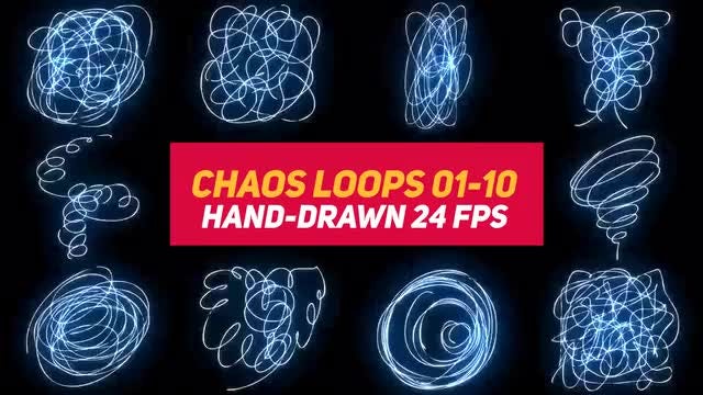 Liquid Elements Chaos Loops 01-10: Stock Motion Graphics