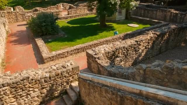 Ruins Of A Dominican Convent: Stock Video
