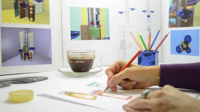 Designer Colors Design Plates: Stock Video
