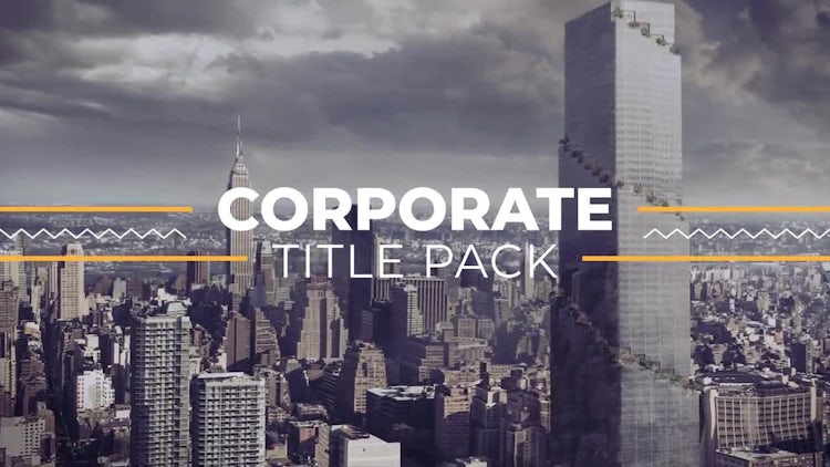 Corporate Titles Pack 4k: Motion Graphics Templates