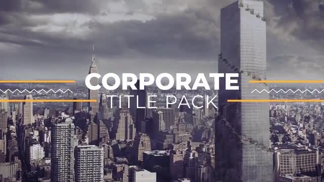 Corporate Titles Pack 4k: Motion Graphics Templates