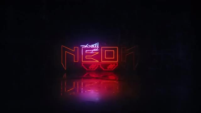 Neon Logo Reveal: After Effects Templates