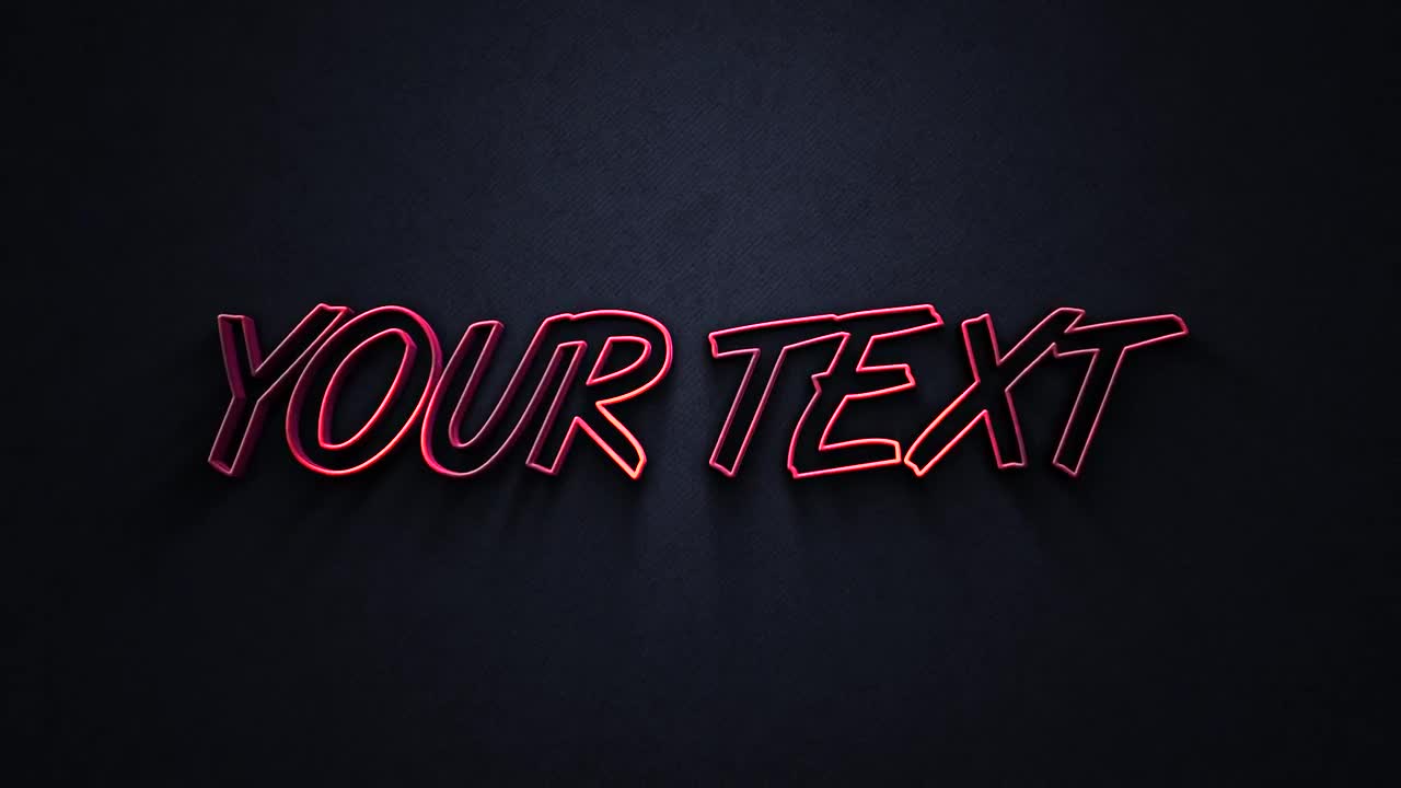 3D Extruded Text Motion Graphics Templates Motion Array