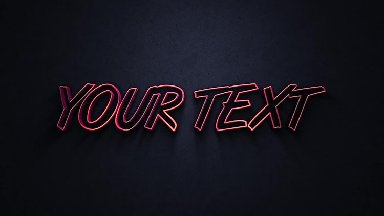 3D Extruded Text - Motion Graphics Templates | Motion Array