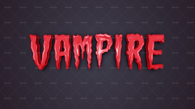 Vampire Horror Editable Text Effect - Graphics | Motion Array