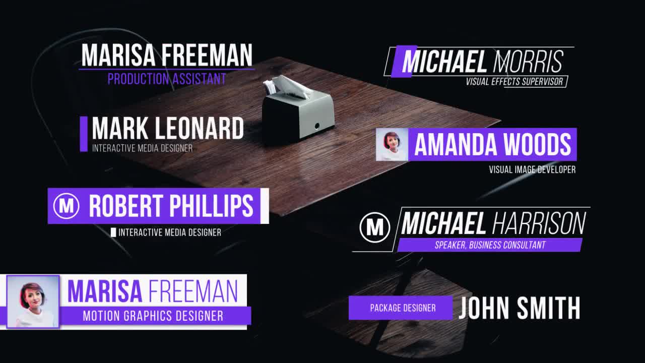 Lower Thirds After Effects Templates Motion Array