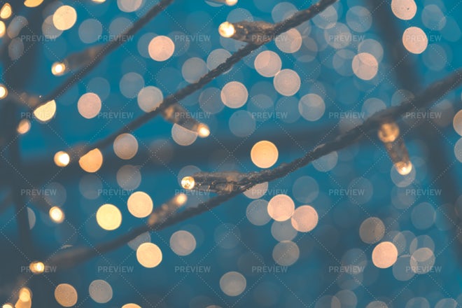 Abstract Blue Glitter Background - Stock Photos