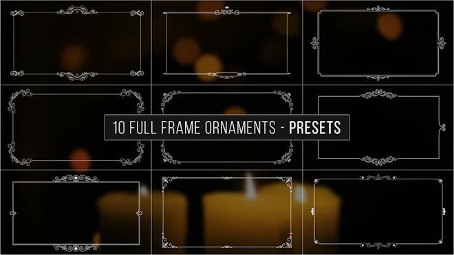 After Effects Presets Overlays | Motion Array
