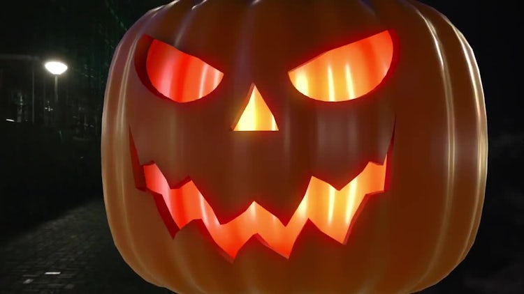 Halloween Pumpkin Transitions: Stock Motion Graphics