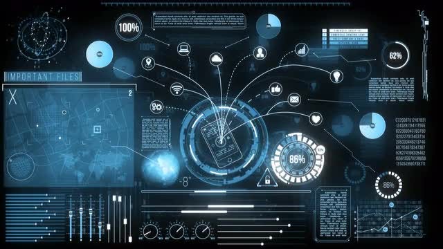 Infographic Of Smartphone Capabilities: Stock Motion Graphics