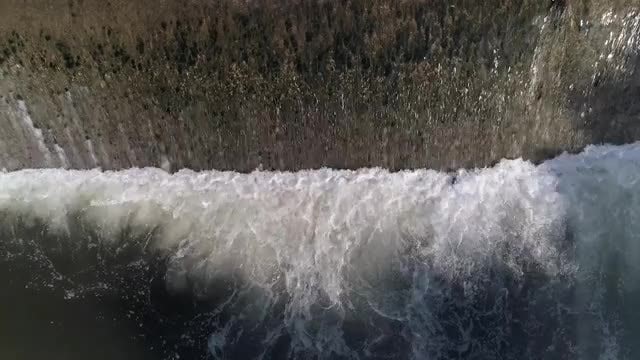 Close-up Shot Of A Waterfall: Stock Video