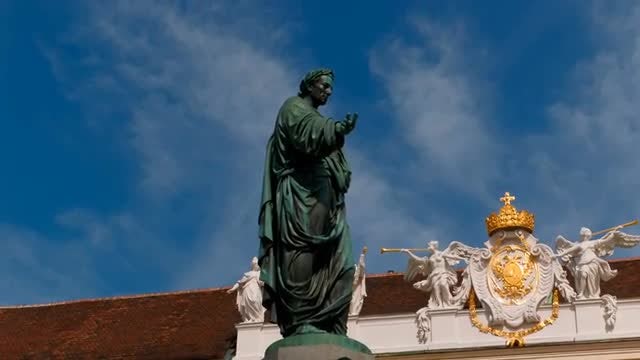Hofburg Palace In Austria: Stock Video