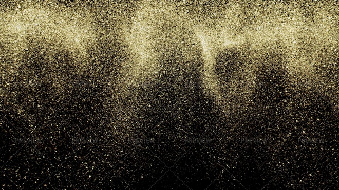 Gold Glitter Explosion Black Background Graphic by rarinlada