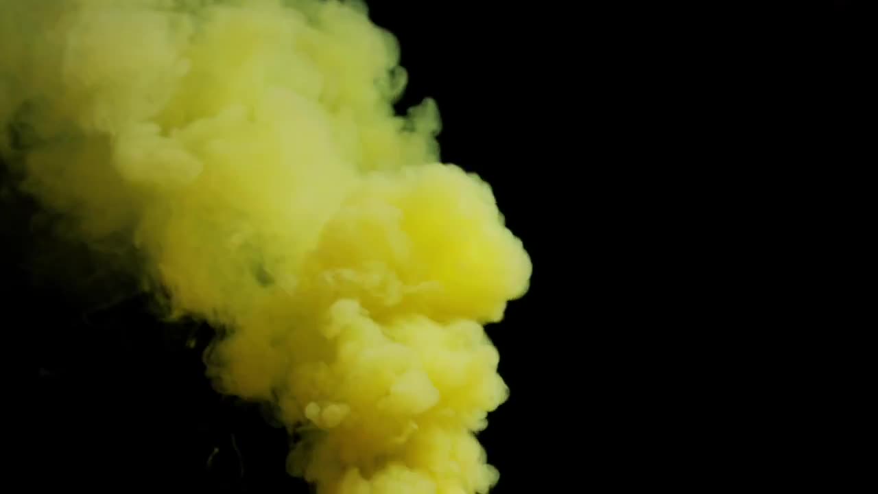 Yellow Bomb Smoke - Stock Video | Motion Array