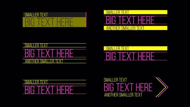 Clean Hipster Lower Thirds: After Effects Templates