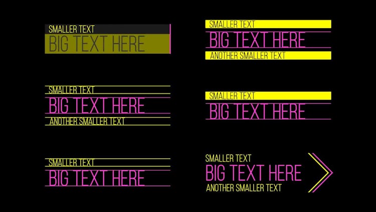 Clean Hipster Lower Thirds: After Effects Templates