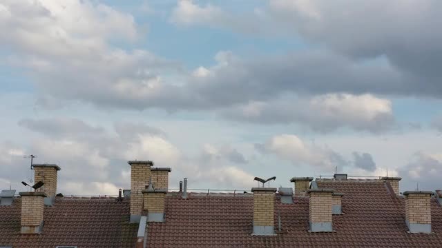 Time Lapse Of Grey Clouds: Stock Video