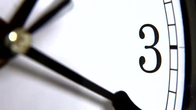 Time Lapse Of Old Clock: Stock Video