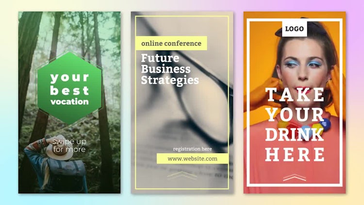 Fresh Instagram Stories: After Effects Templates