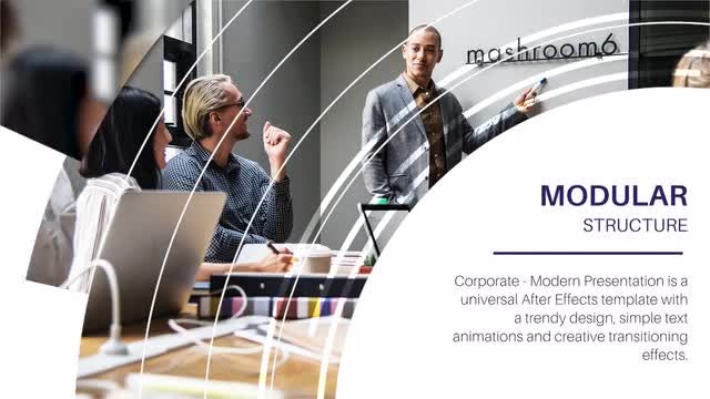 Clean Corporate Slideshow: Premiere Pro Templates
