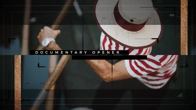 Documentary Opener: After Effects Templates