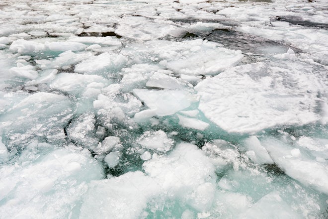 Ice Floes In Water - Stock Photos | Motion Array