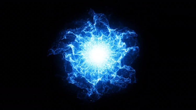 Blue Energy Flaming Orb - Stock Motion Graphics | Motion Array