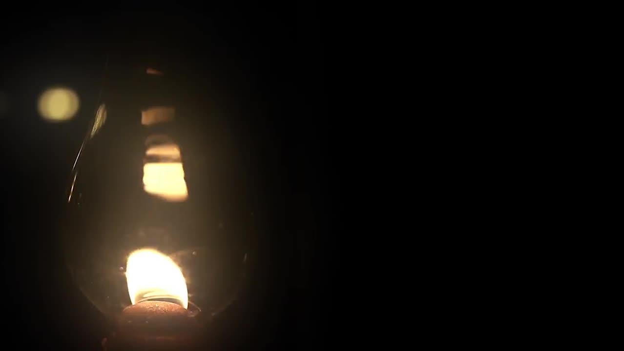 Oil Lamp Burning At Night Stock Video Motion Array